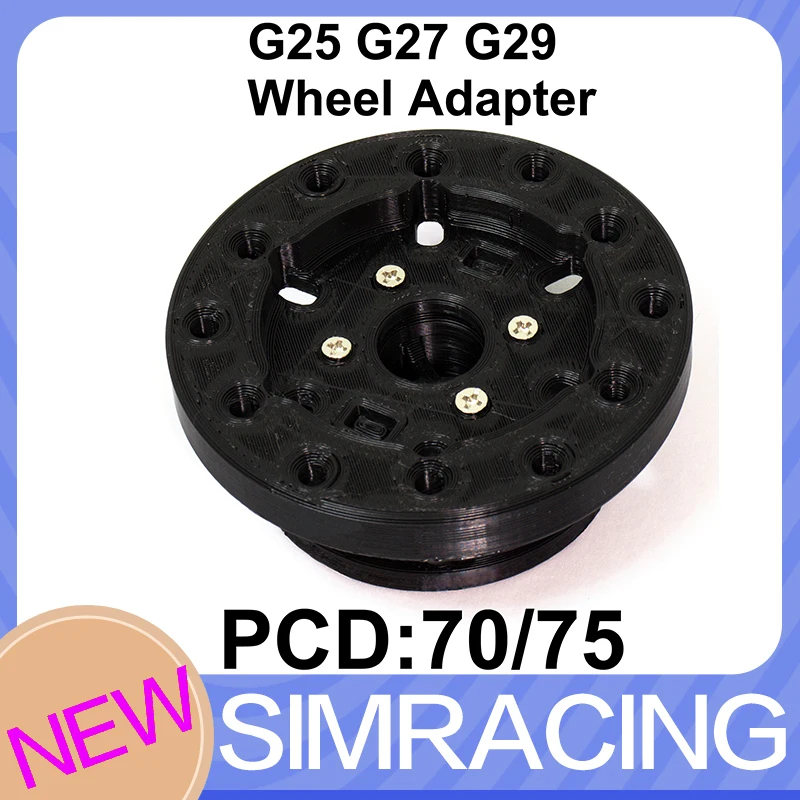 Колесный адаптер simracing pcd 70/75 sim для logitech G25 G27 G29 G923|Игровые рули| |