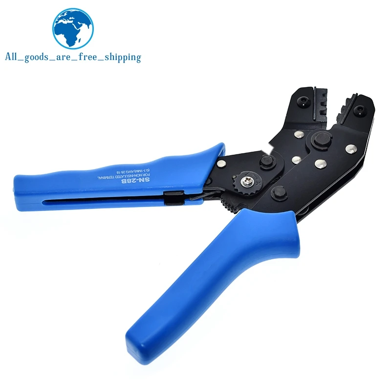Синий SN 28B Pin обжимной инструмент с высоким содержанием углерода Сталь обжимные