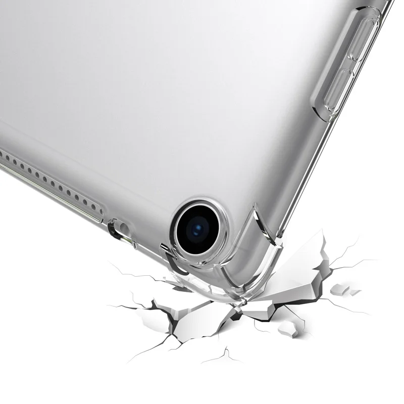For Huawei MediaPad T5 10 T3 9.6 M3 M5 Lite 10.1 8.0 8.4 M6 10.8 Case TPU Silicon Transparent Cover MatePad T8 10.4 Pro | Компьютеры и