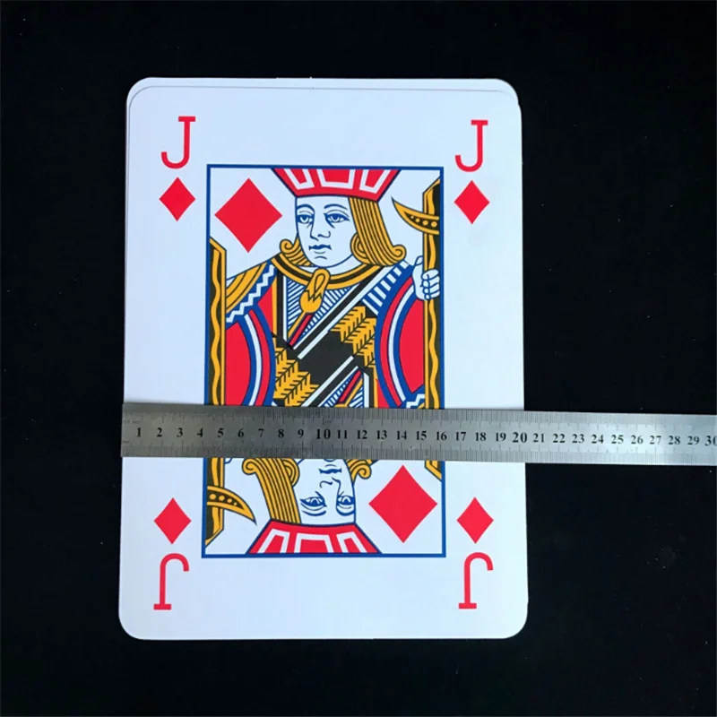 Игральные карты очень большого размера игральные большие покер четыре раза 9 раз