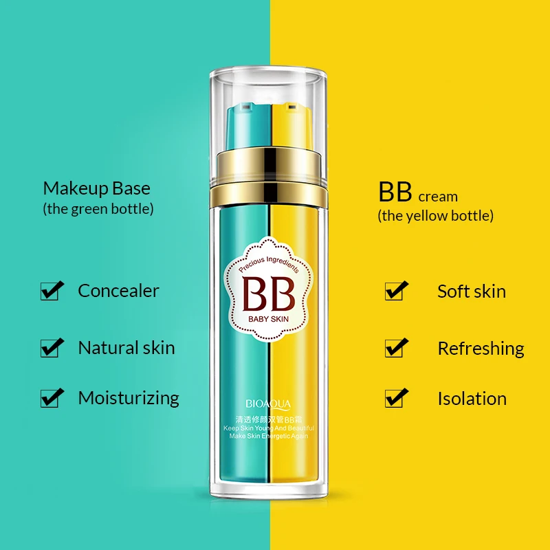 BIOAQUA Макияж bb крем основа и в одной бутылке натуральный bband cc сохраняет кожу