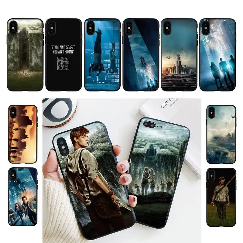 YNDFCNB бегущий в лабиринте Чехол для мобильного телефона iPhone 11 8 7 6 6S Plus X XS Макс 5 5S se