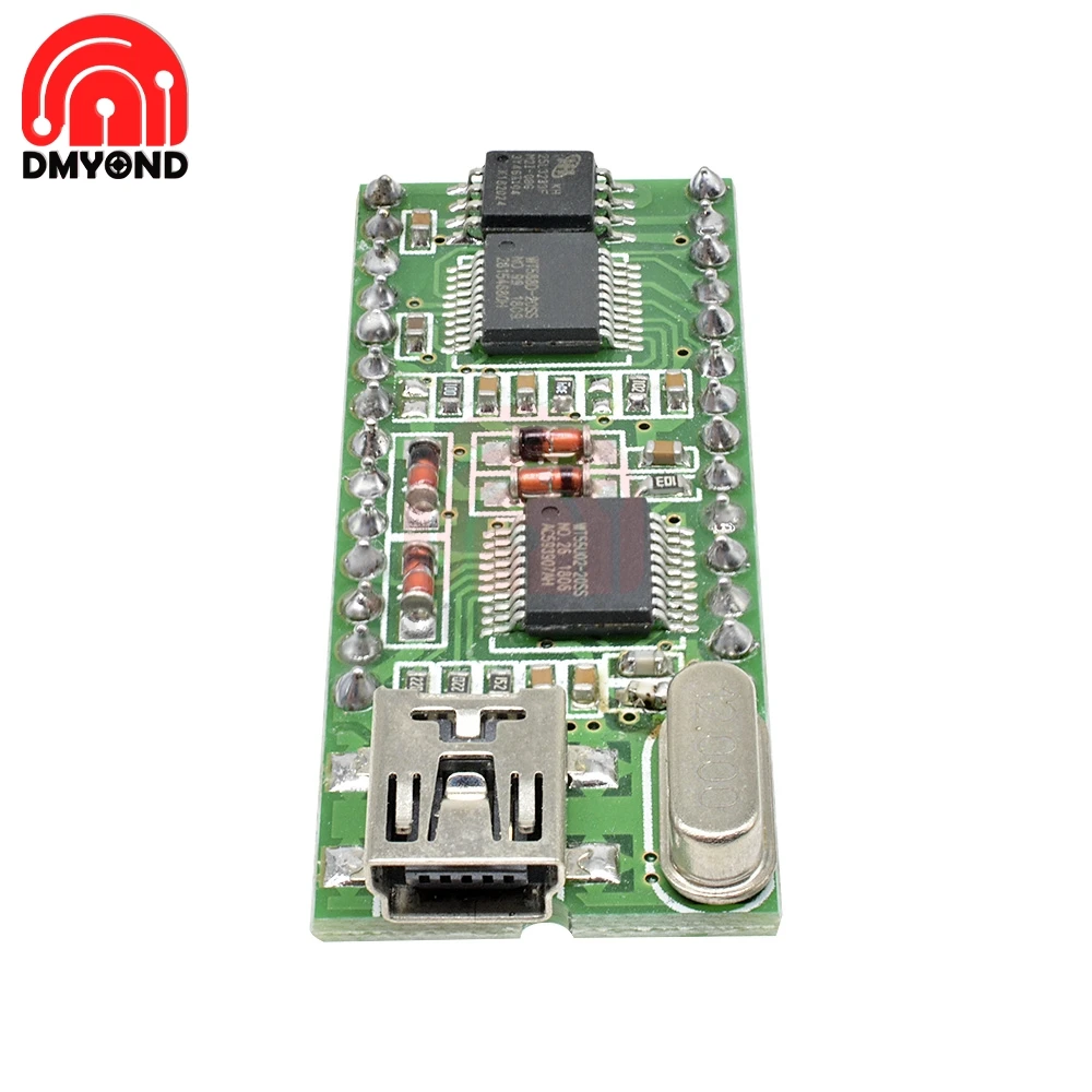 Миниатюрная плата управления голосом 5 в постоянного тока внешняя с интерфейсом