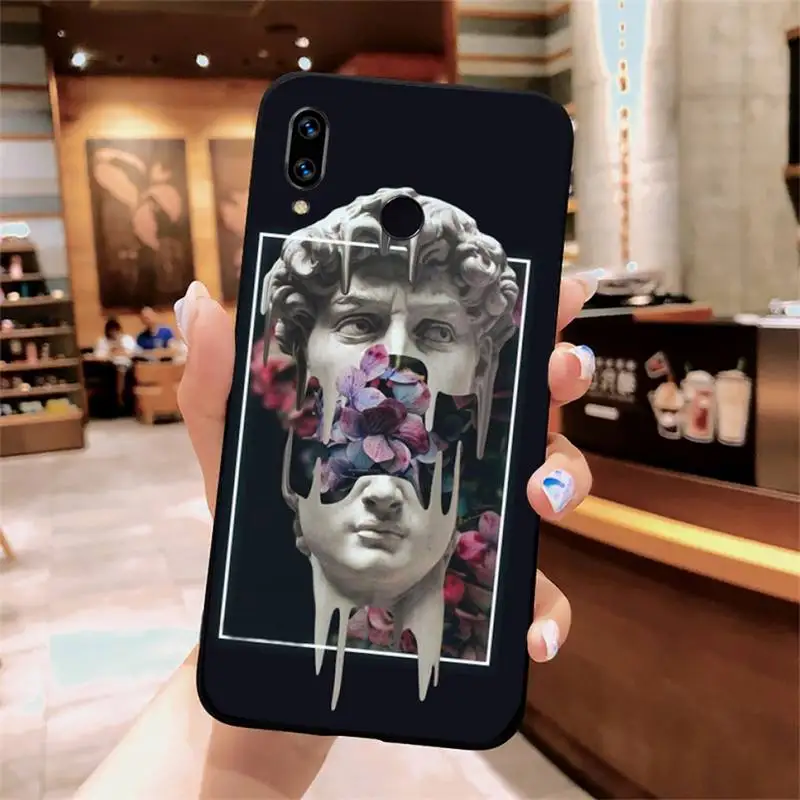 

Mona Lisa retro David sculpture Phone Case For Xiaomi Redmi note 7 8 9 t k30 max3 9 s 10 pro lite