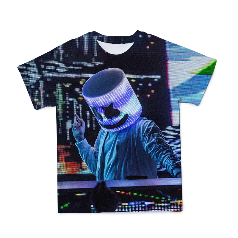 

2021 summer new style 3D printing men's casual T-shirt, men's game personality fashion T-shirt 100-6XLL