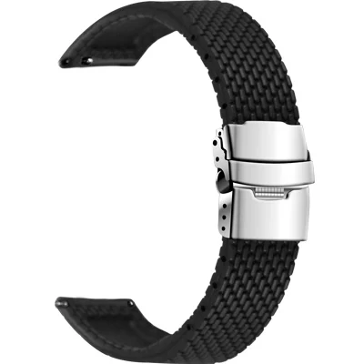 1 Новая черная силиконовая резина водостойкий ремешок для samsung gear S3 Classic/Frontier 22 мм ремешки для часов Смарт часы ремешок Браслет - Цвет ремешка: 1