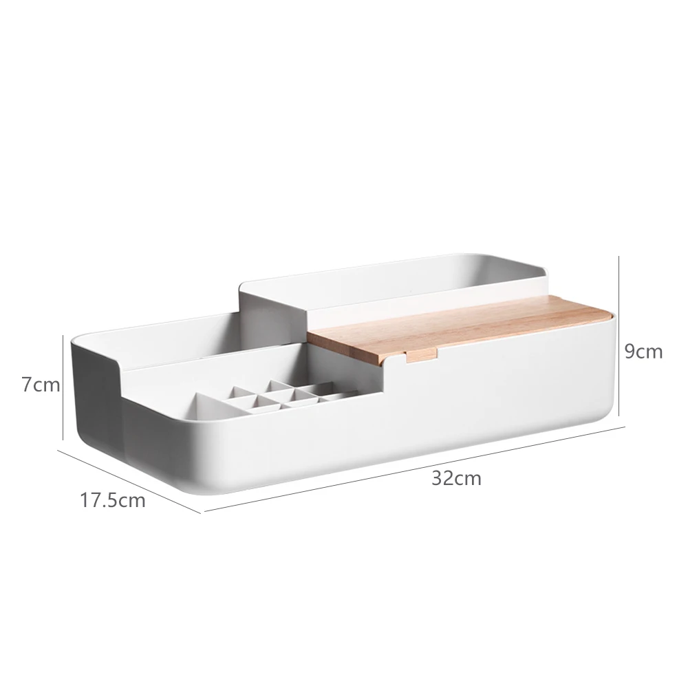 

Large Capacity Cosmetic Storage Box Drawer Makeup Organizer Desktop Sundries Storage Box Desktop Lipstick Net Red Dressing Table