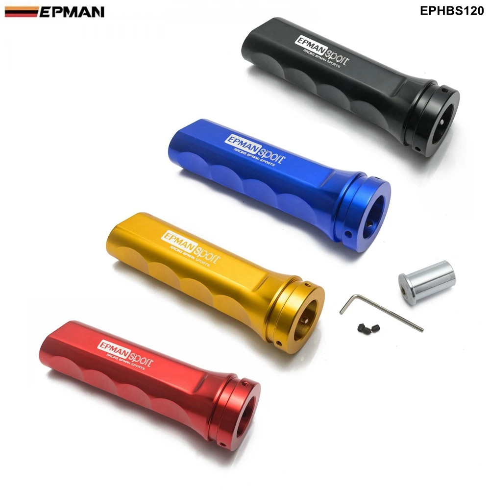 

Гоночный Универсальный Автомобильный Алюминиевый чехол для ручного тормоза, ручка ручного тормоза, Защитная крышка для рук EPHBS120-AF