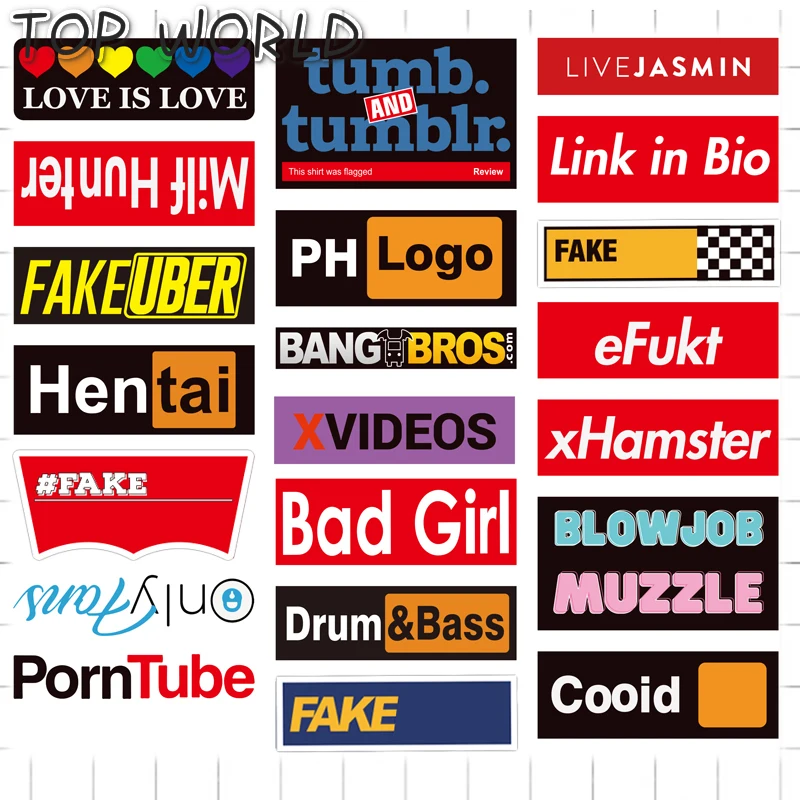 10/50Pcs/set Homosexual Cartoon Pvc Graffiti Sticker For Kids Diy Fashion Luggage Decals Laptop Helmet Suitcase Case Moto