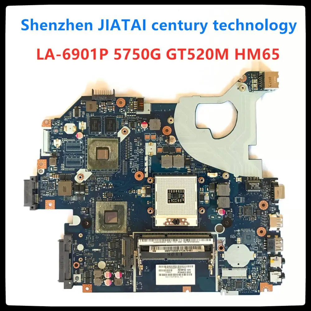 P5WE0 LA 6901P материнская плата для acer 5750 5750G 5755 ноутбука HM65 GT520M Оригинал 100% Тесты