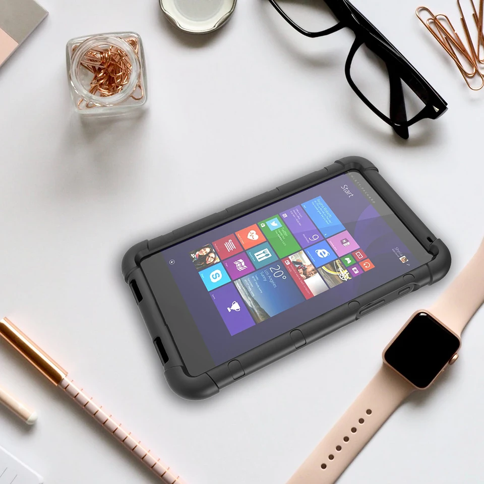 Чехол для HP Pro Tablet 408 G1 Силиконовый прочный чехол 8 0 дюйма черный бампер|Чехлы