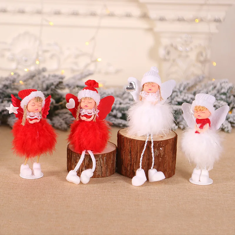 Christmas Decorations for Home Cute Santa Angel Faceless Doll Table Decor Hogar Navidad Kids New Year Merry Gift Natal | Дом и сад