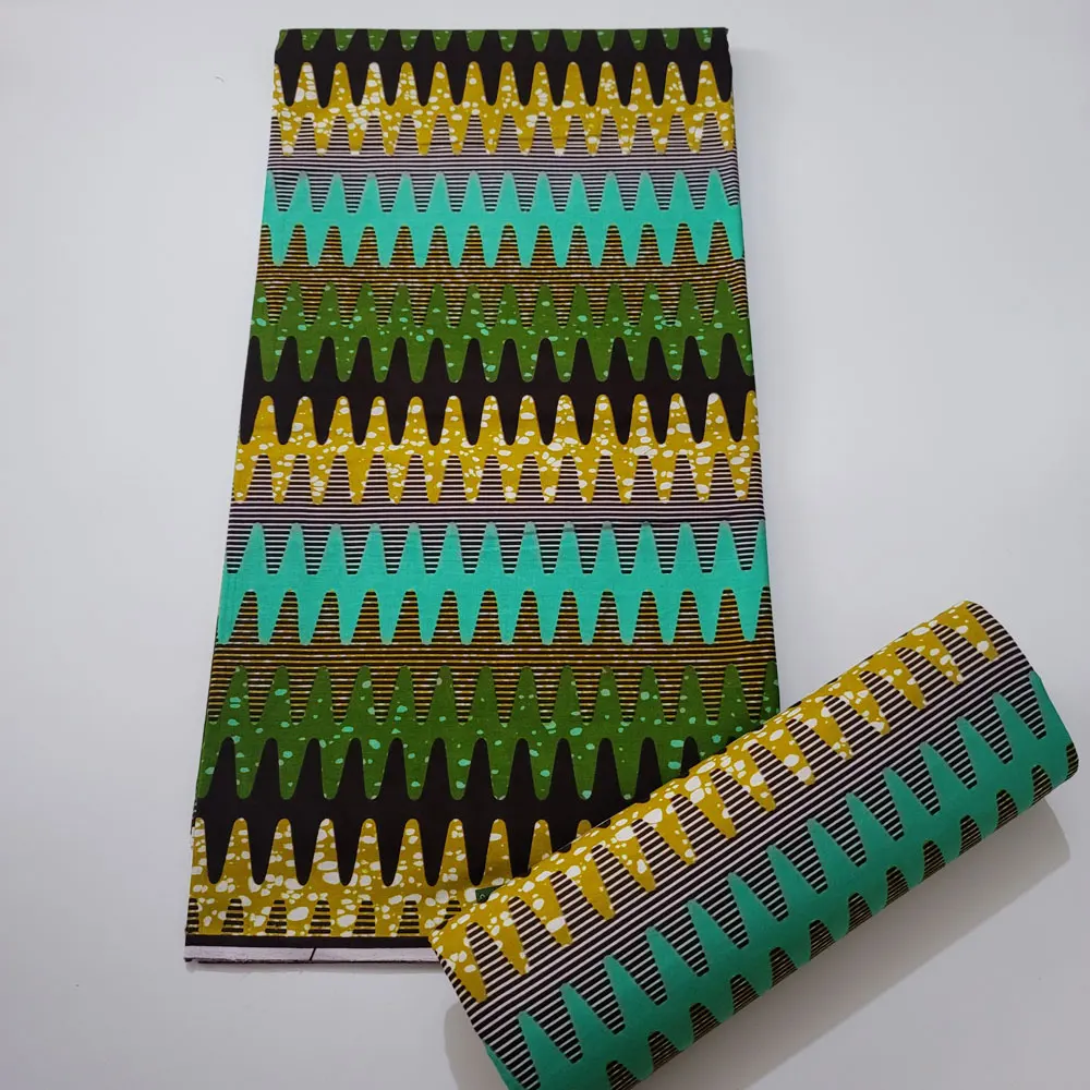 Африканская ткань восковая печать хлопок 100% Анкара натуральная Восковая Ткань