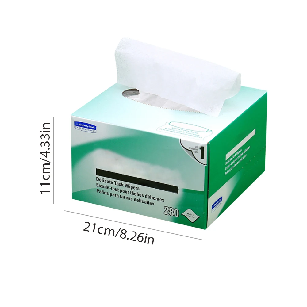 

280 pcs/box Optical Fiber Cleaning Dust Free Paper Delicate Task Wipers Optical Fiber Science Equipment Cleaning Paper Tools New