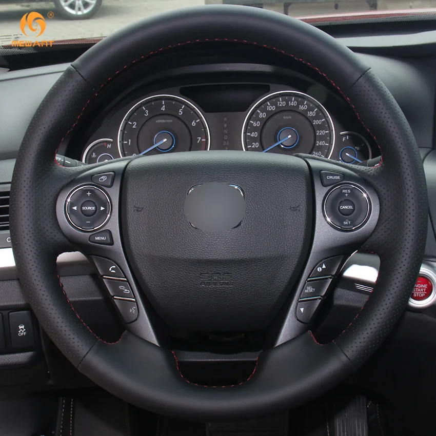 MEWANT черная искусственная кожа фотосессия для Honda Accord 9 Odyssey Crosstour 2013 2016 Pilot 2017 2018
