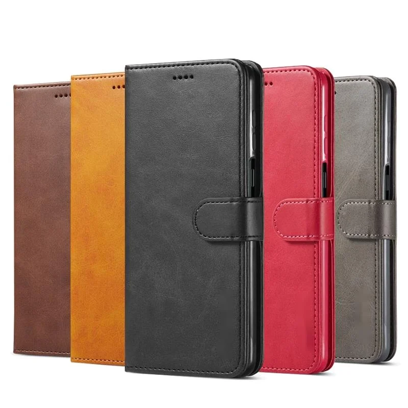 

Wallet Case For iphone SE 5 s Flip Cover Case Luxury Magnetic Stand Plain Leather Phone Bag For Apple iphone 5s SE Business Etui