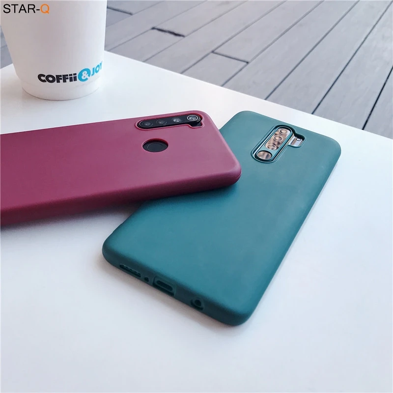 candy colors silicone case for xiaomi redmi note 8 pro 8t 7 7a 8a k20 5 6 pro 8 t redmi 9 xiomi matte soft tpu back cover fundas