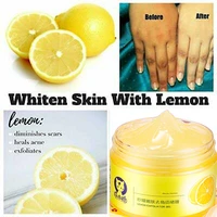 body scrub all natural skin brightening lemon critic acid turmeric sugar scrub
