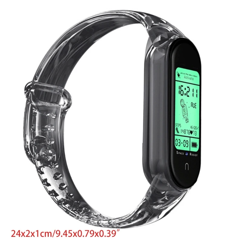 c9gd watchband replacement soft silicone waterproof wristband for mi 3 4 wearable devices smart accessories free global shipping