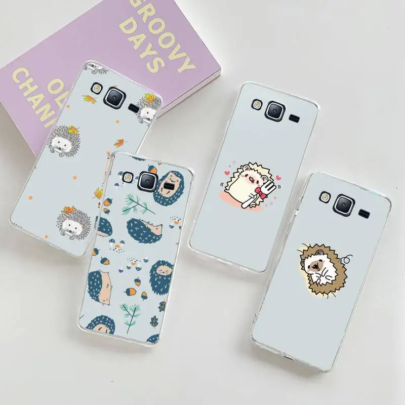 

cartoon hedgehog Animal cute Phone Case Transparent For Samsung Galaxy A S 8 9 10 12 20 21 40 50 52 51 70 71 2019 fe ultra plus