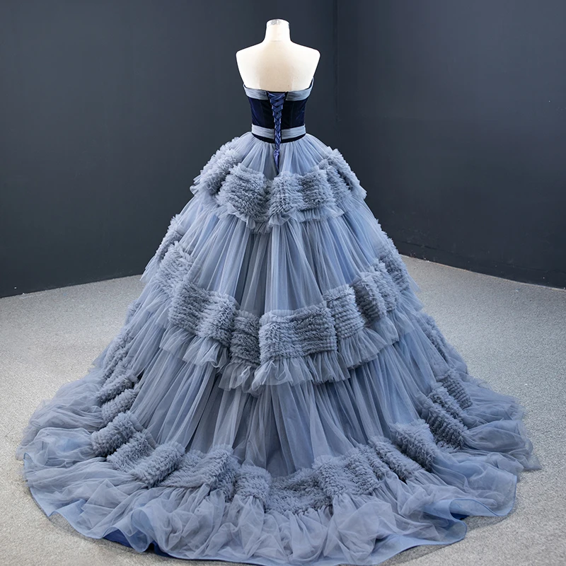J67119 JANCEMBER Quinceanera Dresses Strapless Princess Lace Up Back Elegant Puffy Skirt Vestido De 15 Anos 16