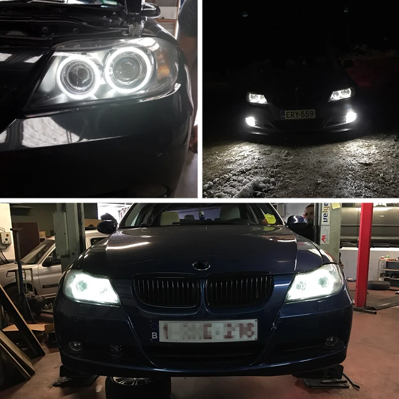 Фары ангельские глазки для BMW E90 E91 3 серии 325i 328i 335i 2 шт.|Аксессуары фар авто| |