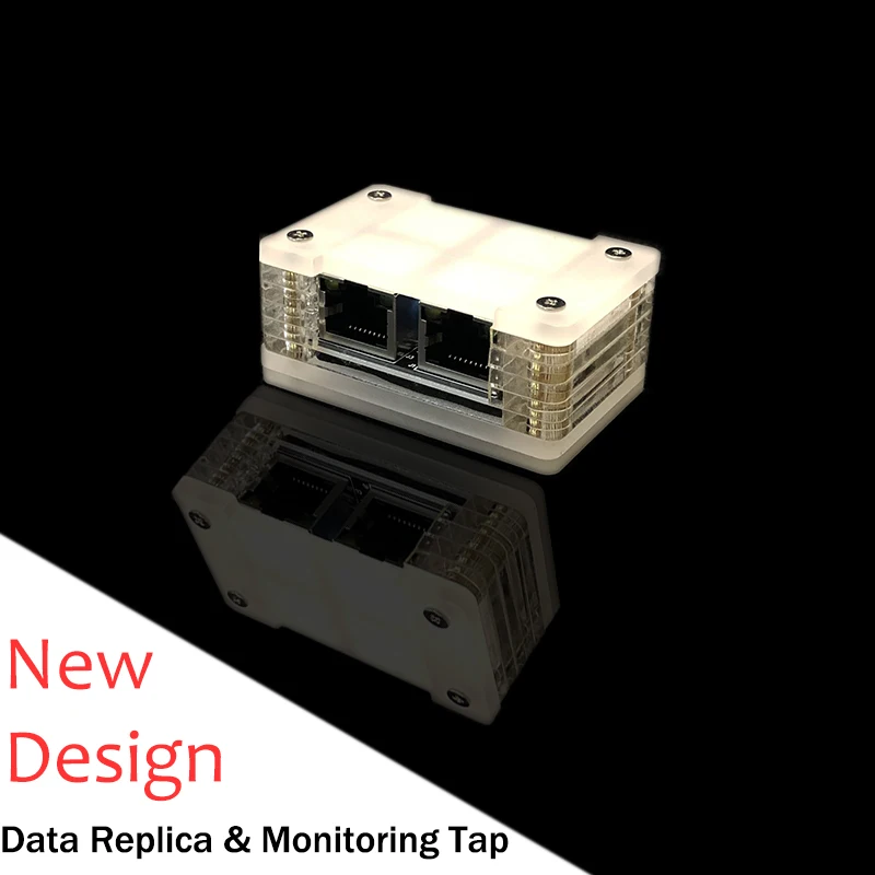 New Design Grind Acrylic Box High quality Capture Mod 100% Replica Monitoring Ethernet Communication Passive Tap | Компьютеры и офис