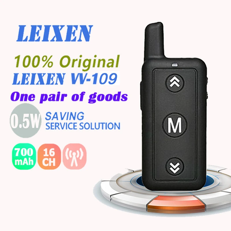 Комплект из 2 предметов новинка мини VV 109 детей иди и болтай Walkie Talkie “иди 1 ватт
