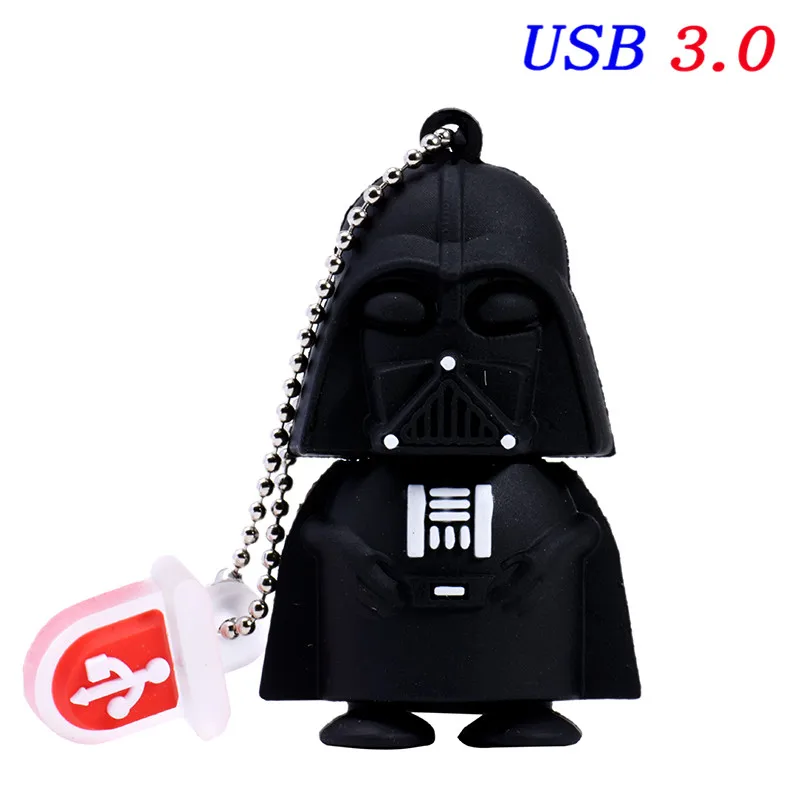 JASTER Marvel Comics, Черная пантера, Человек-паук, Дэдпул, USB 3,0, флеш-накопитель, Миньоны, карта памяти, флеш-накопитель, 4G, 16G, 32 GB, 64 GB, подарок - Цвет: Darth Vader