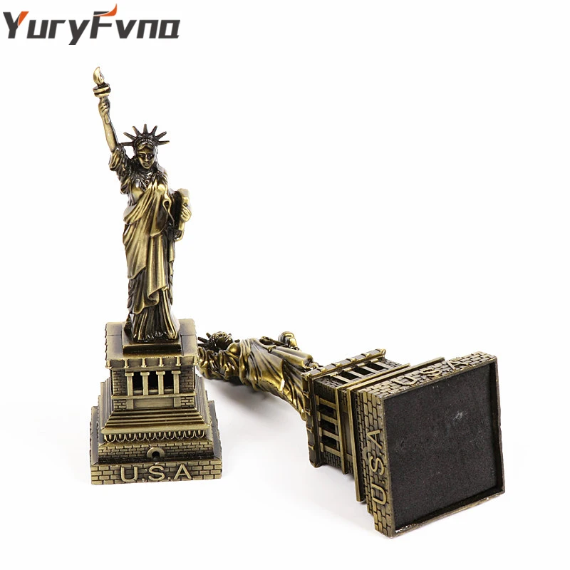YuryFvna винтажная Металлическая Статуя Модель свободы копия Бронзовая статуэтка