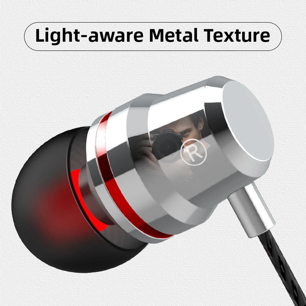 Проводные наушники вкладыши с разъемом Type C спортивные позолоченным покрытием