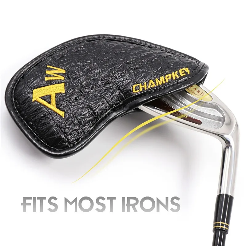 [4 цвета] Чехлы для головы из полиуретана с узором крокодила утюжок гольфа полный