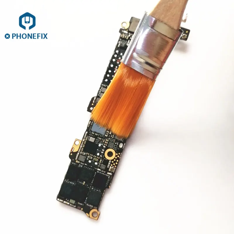 PHONEFIX 5 шт. BGA Чистящая мягкая щетка флюсовая ПАСТА ИНСТРУМЕНТ ESD безопасная Антистатическая щетка для сотового телефона материнская плата очистка инструмент для ремонта