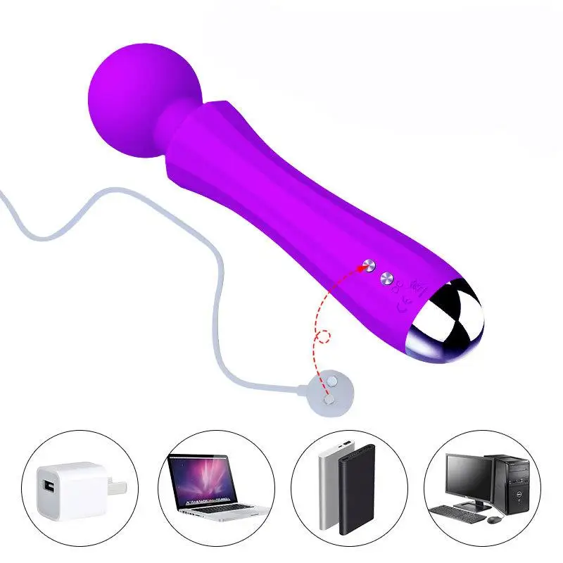 Safiman 20 режимов AV вибратор 8 скоростей волшебная палочка Вагина