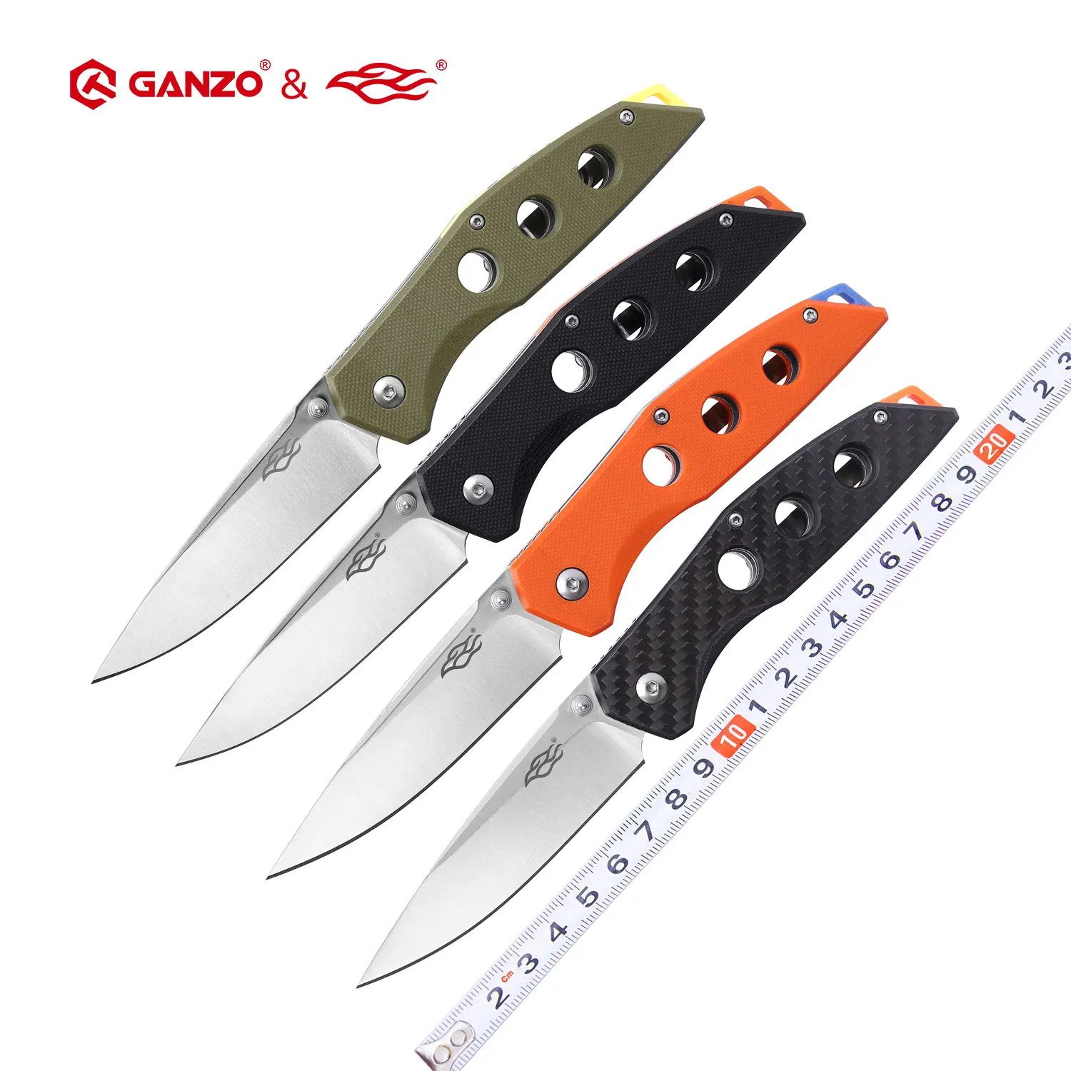 Тактический складной нож Firebird Ganzo FB7621 F7621 G7621 440C ручка из G10 или углеродного