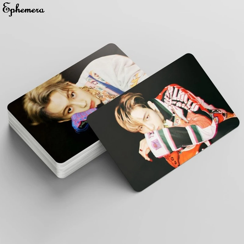 

54pcs/set Kpop stray kids Lomo card Stray kids GOT7 TWICE TXT NCT 2020 Photocard HD photo print album photocard for fans gifts