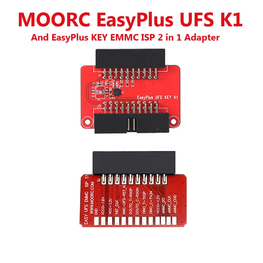 ICFRIEND EASY Plus UFS key K1 + eMMC ISP 2 в 1 адаптер для работы с разъемом UFS/EMMC (U2 без чипа