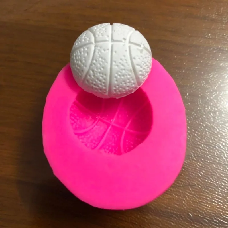 Футбол Форма силиконовые формы мини 3D Баскетбол вечерние Fondant (сахарная) Торт