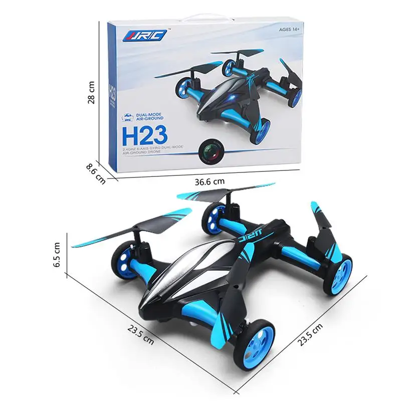

JJRC H23 RC Drone Four-Axis Aircraft Car Dual Mode RC Helicopter Aerial Quadcopter One-key Return Remote Control Drone Toys Gift