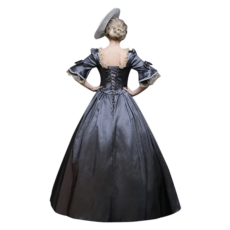 Женские Ретро-платья в викторианском стиле средневекового возрождения бальные