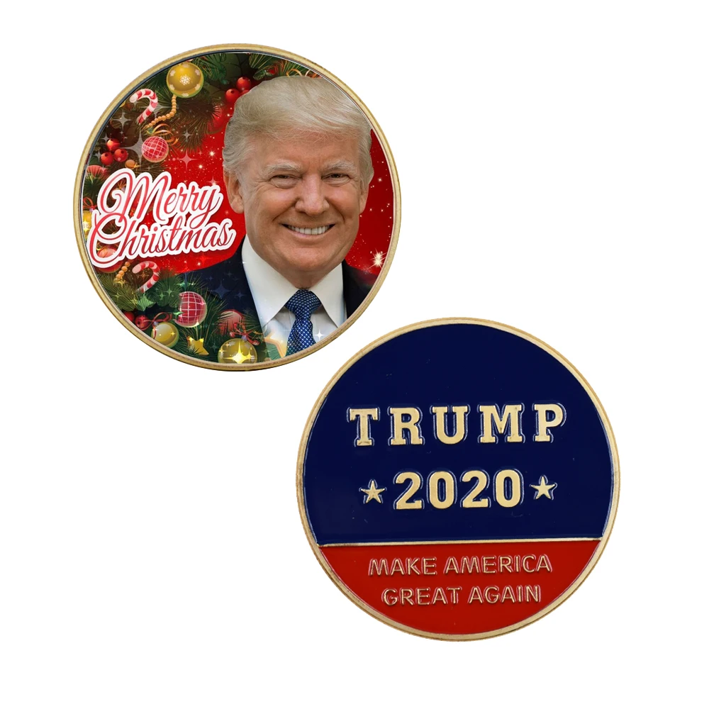 Монеты с изображением Трампа коллекционные предметы металлическая монета