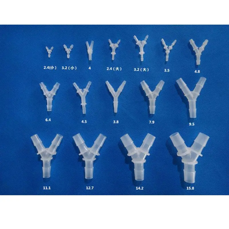 3 5 мм Пластик трубопроводная арматура пагода с бородкой и равных Way Y типа