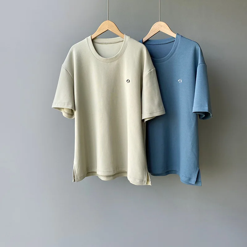 

Sister Fara Ladies Sweatshirt Two Piece Suit Summer O-neck Short Sleeve Loose Tops+Drawstring Elastic Waist Shorts Casual Sets