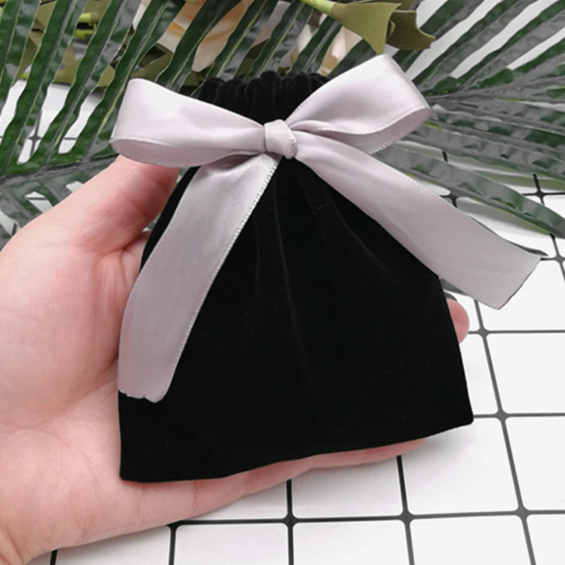 ZRBDD2 - 10x12cm 20 шт бархатный мешок для подарков, упаковка для ювелирных изделий, мешочек на шнурке для макияжа, губной помады, сумки для дня рождения, свадебной вечеринки, упаковка на заказ - Цвет: ZRBDD2 - 10x12cm