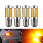 Автомобильные светодиодсветодиодный лампы для заднего хода 1157 7443 3157 BAY15D 33SMD