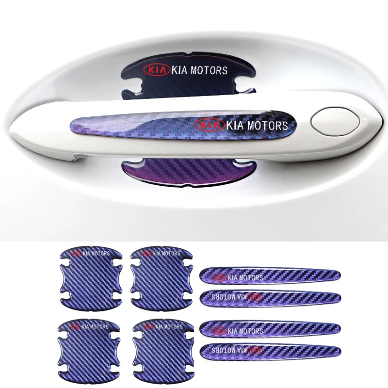 Автомобильная дверная чаша Противоударная полоса ручки ворот эмблема наклейка