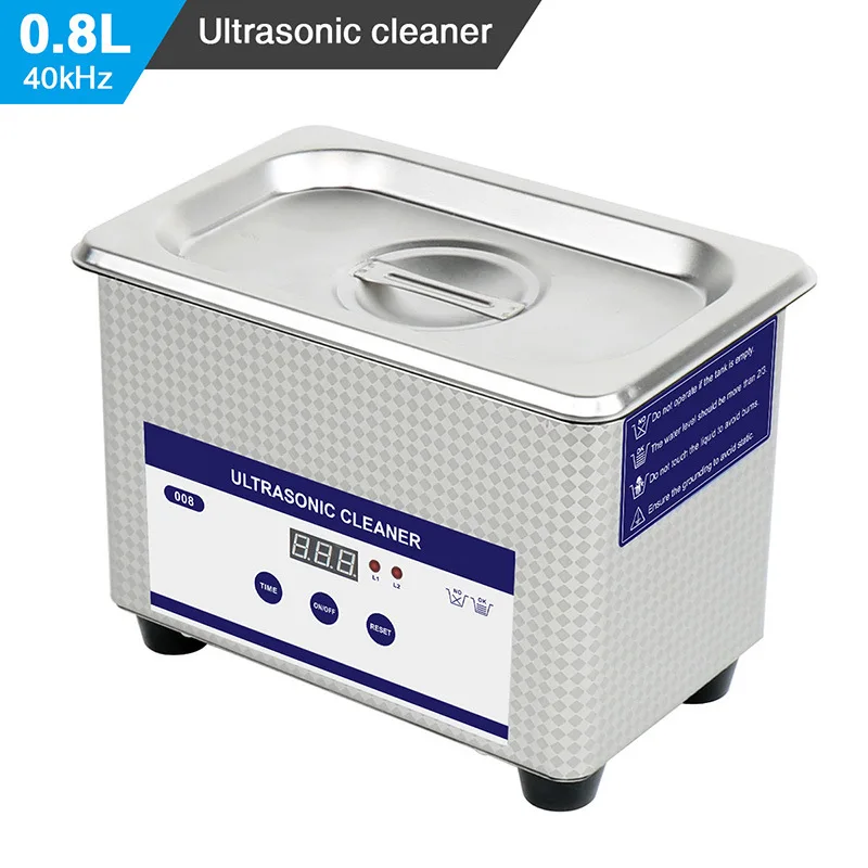 

110V/220V 35W Digital Ultrasonic Cleaner 0.8L Glasses Chain Ultrasound Cleaner Ultrasonic Cleanser Ultrasonic Cleaning Machine