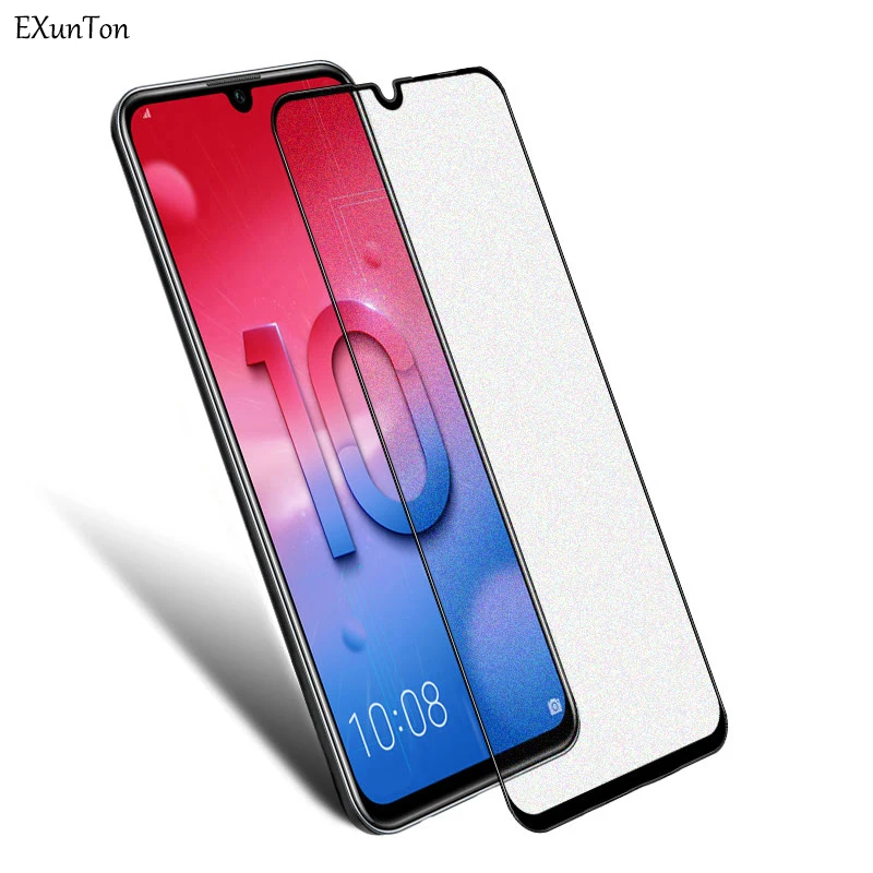 Матовое закаленное стекло EXUNTON для huawei Honor 10 Lite матовая защитная пленка экрана не