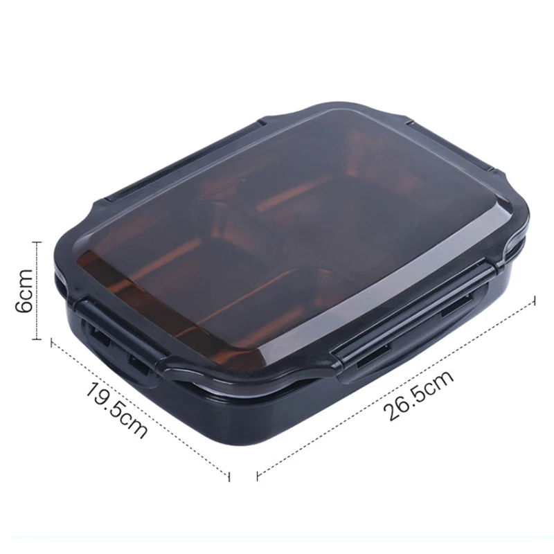 GUNOT Portable Lunch Box Stainless Steel Bento Leakproof Food Container With Compartments Microwavable Heated Lunchbox BPA | Дом и сад