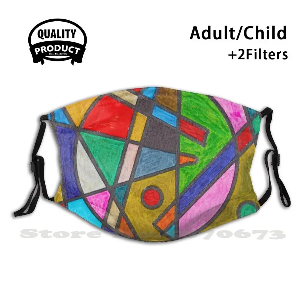 

Circles Diy Adult Kids Face Mask Abstract Art Psychedelic Art Modern Art Fantasy Art Office Art Pop Art Art Lines Shapes Forms